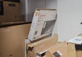 Brandschutztüre blockiert